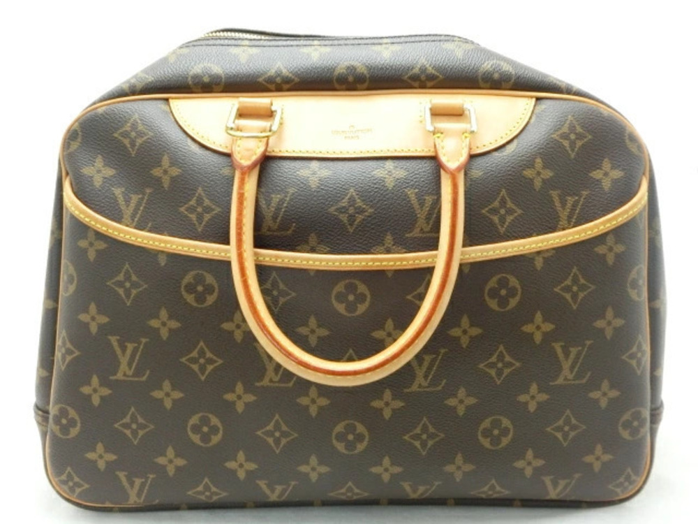 Louis Vuitton Deauville Monogram Handbag Brown